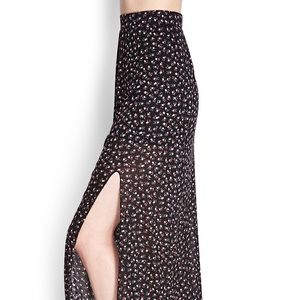 NWT Forever 21 BLUE ditsy maxi dress size large